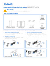 Sophos XGS 108 Mounting Instructions
