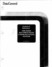Data General 4206 Series Technical Reference