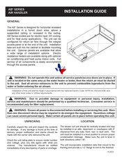 Allstyle AB Series Installation Manual
