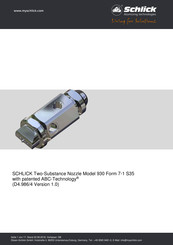 Schlick 930/7-1 S35 Manual