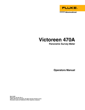 Fluke Victoreen 470A Operator's Manual