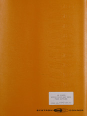 SYSTRON DONNER HR40-10C OV Instruction Manual