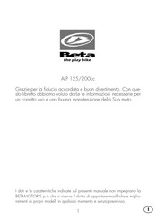 Beta ALP 125/200cc Manual