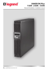 LEGRAND DAKER DK Plus 2 kVA Installation Manual