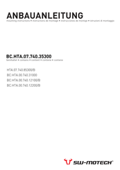 SW-Motech HTA.07.740.85300/B Mounting Instructions