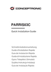 Conceptronic PARRIS03C Quick Installation Manual