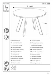 byLIVING TARA 100 Assembly Instructions Manual
