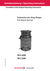 Pfeiffer Vacuum TMH 1600M Operating Instructions Manual