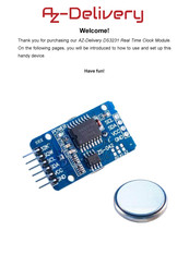 AZ-Delivery DS3231 Manual