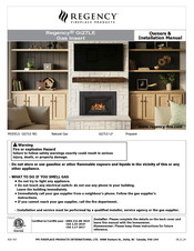 Regency Atmosphere Collection Gi27LE Owners & Installation Manual