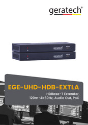 geratech EGE-UHD-HDB-EXTLA Manual