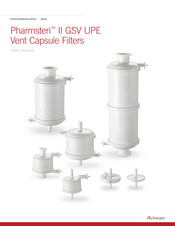 entegris Pharmsteri II GSV UPE User Manual