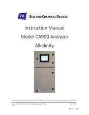 ECD CA900 Instruction Manual