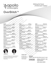 apollo endosurgery OverStitch ESS-G02-160 Instructions For Use Manual