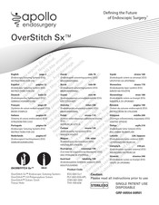 apollo endosurgery OverStitch ESS-G02-160 Instructions For Use Manual
