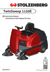 STOLZENBERG TwinSweep 1150E Basic Instruction Manual