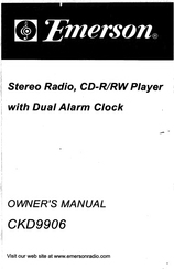 Emerson CKD9906 Owner's Manual