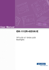 Advantech IDK-1112R-45SVA1E User Manual