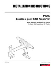 Wallenstein PT302 Installation Instructions Manual