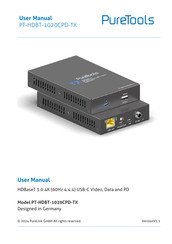 PureTools PT-HDBT-1020CPD-TX User Manual