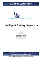 Samlex Europe BSWM 300 DUAL Owner's Manual
