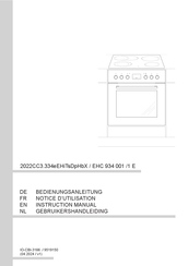 Amica EHC 934 001 E Instruction Manual