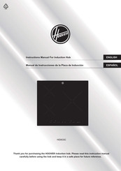 Hoover HID633C Instruction Manual
