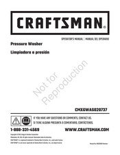Craftsman CMXGWAS020737 Operator's Manual