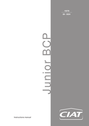 CIAT Junior BCP Series Instruction Manual