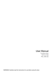 Asko TD75.C16X User Manual