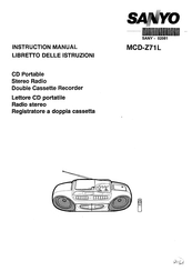 Sanyo MCD-Z71L Instruction Manual