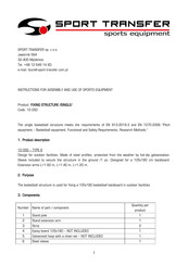 SPORT-TRANSFER 10 050 Instructions For Assembly And Use