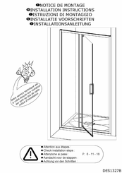 Kinedo Smart Design P Series Installation Instructions Manual