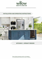 Willow WT55WV2 Installation And Operating Instructions Manual