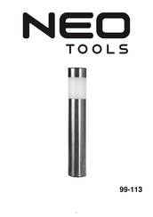 NEO TOOLS 99-113 User Manual Translation