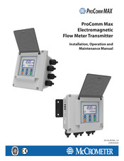 McCrometer ProComm Installation, Operation And Maintenance Manual