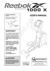 Reebok 1000 X Elliptical User Manual