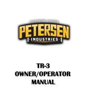 Petersen TR-3 Owner's/Operator's Manual
