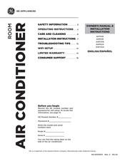 GE AHTK18 Owner's Manual & Installation Instructions