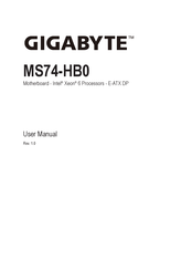Gigabyte MS74-HB0 User Manual