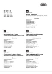 Hotpoint EBLH 20 F O3 Series Operating Instructions Manual