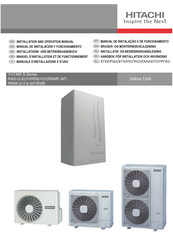 Hitachi RWM-2.0FSN3E Installation And Operation Manual