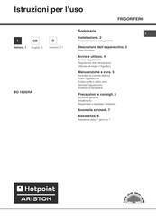 Hotpoint Ariston BO 1620/HA Operating Instructions Manual