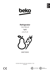 Beko GNE753DIX User Manual