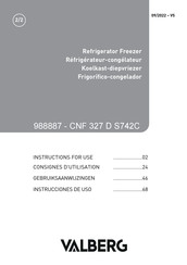 VALBERG 988887 Instructions For Use Manual