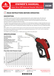 Alemlube 51039M Owner's Manual