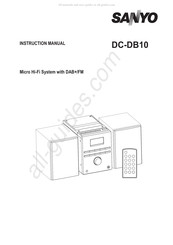 Sanyo DC-DB10 Instruction Manual