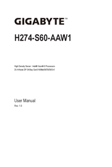 Gigabyte H274-S60-AAW1 User Manual