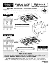 Jenn-Air JGC8430CDB Installation Manual