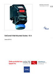 Stahl SolConeX 8570/2 Series Operating Instructions Manual